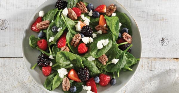 Spinach & Mixed Berry Salad